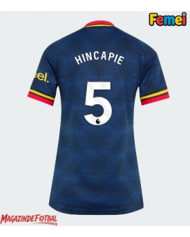 Arsenal Piero Hincapie #5 Tricou Fotbal Replică 2026-27 Femei Deplasare Arsenal Piero Hincapie #5 Tricou Fotbal Replică 2026-27 Femei Deplasare
